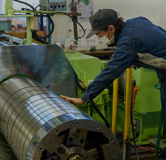 電磁鋼帯スリット加工