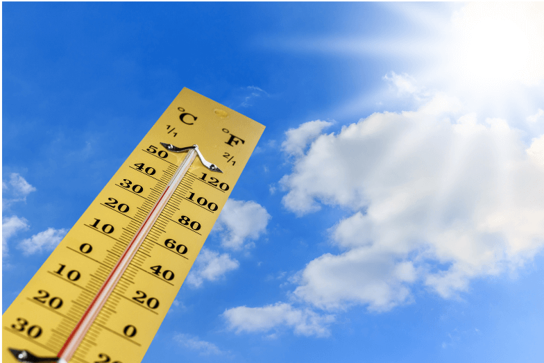 熱中症　熱い　高温